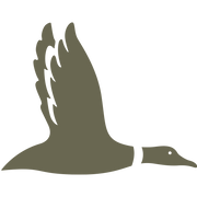 Simple yet elegant flying Canada goose design, featuring its iconic long neck, outstretched wings, and streamlined body—ideal for nature and hunting-themed leathercraft.