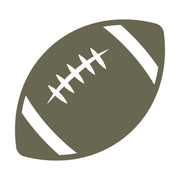 Football Delrin Leather Stamp - All Good Leather Co.