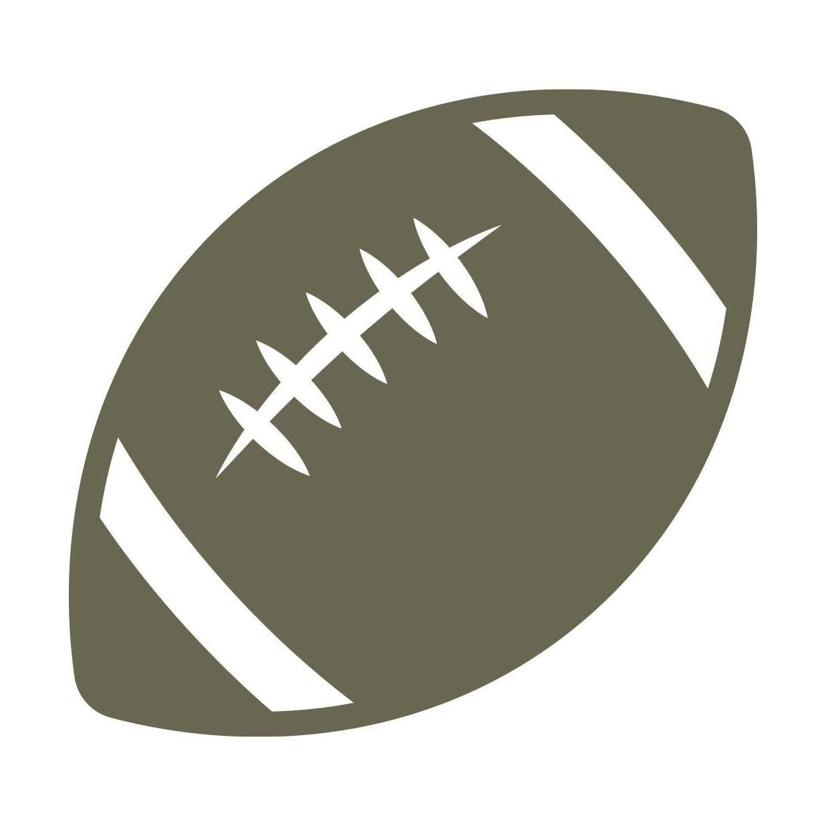 Football Delrin Leather Stamp - All Good Leather Co.