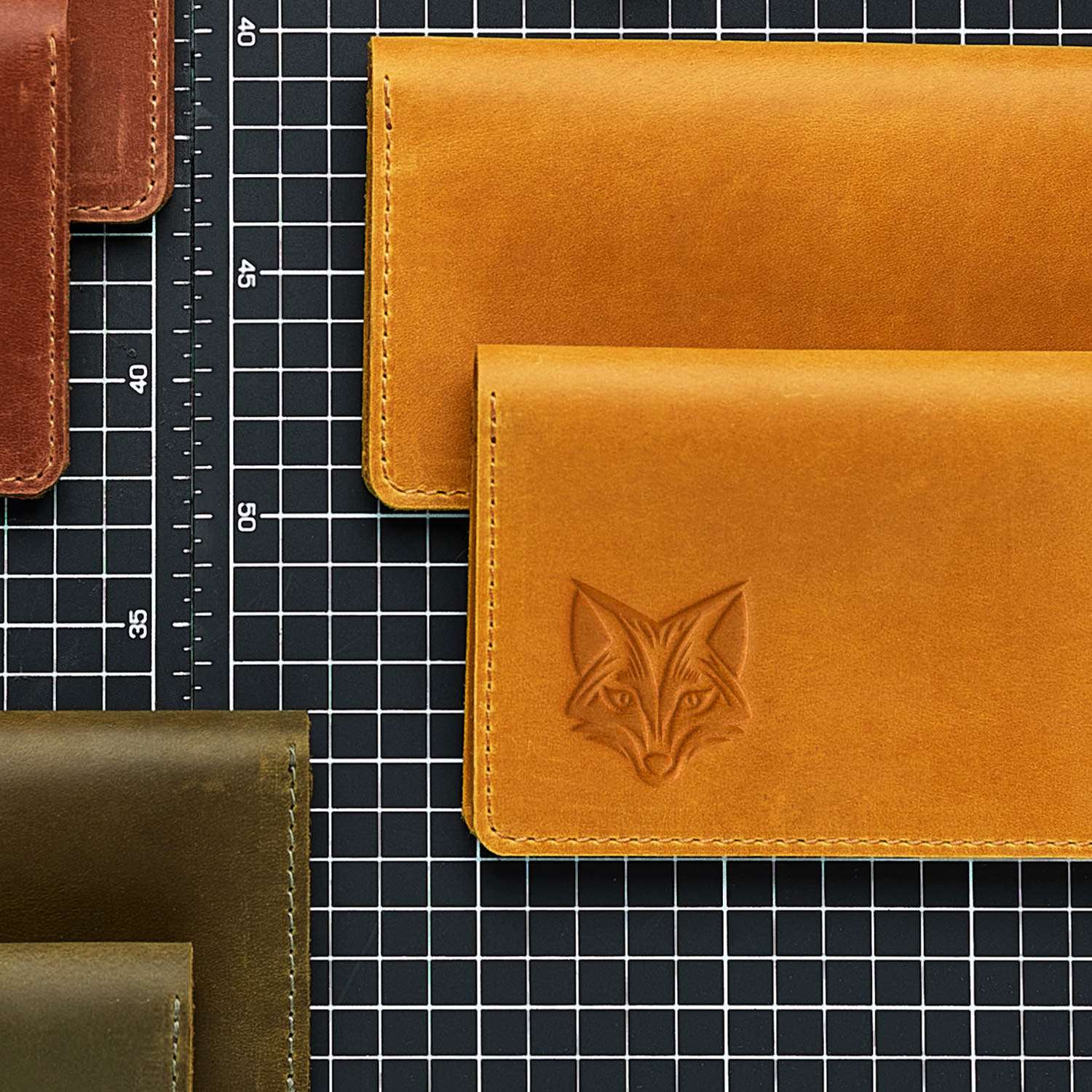 Fox Delrin Leather Stamp - All Good Leather Co.