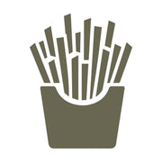 French Fries Delrin Leather Stamp - All Good Leather Co.