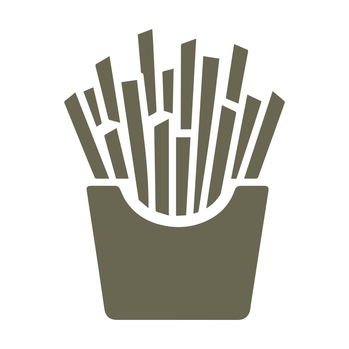 French Fries Delrin Leather Stamp - All Good Leather Co.