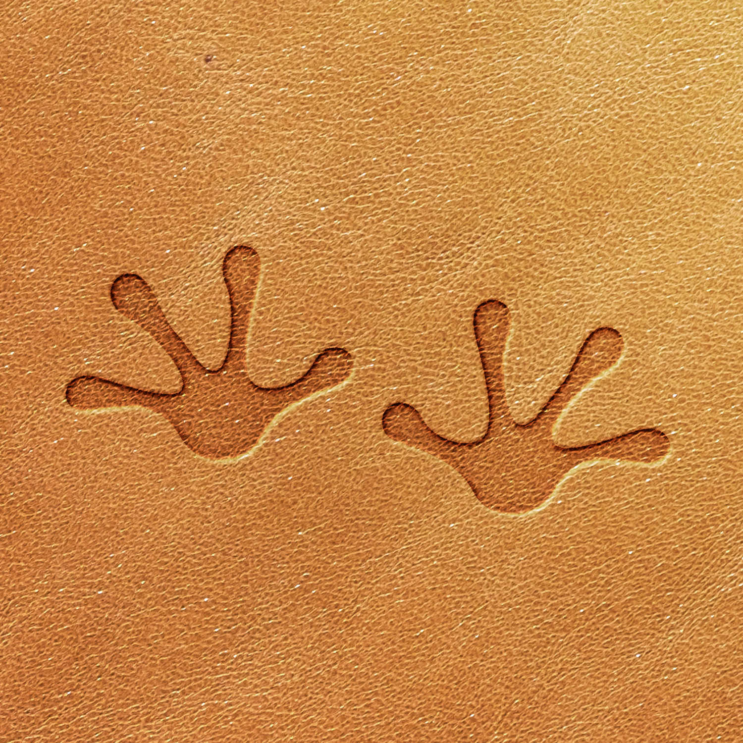 Frog Feet Delrin Leather Stamp - All Good Leather Co.