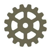 Gear Delrin Leather Stamp - All Good Leather Co.