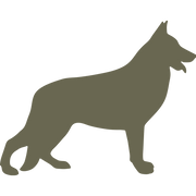 German Shepherd Dog Delrin Leather Stamp - All Good Leather Co.