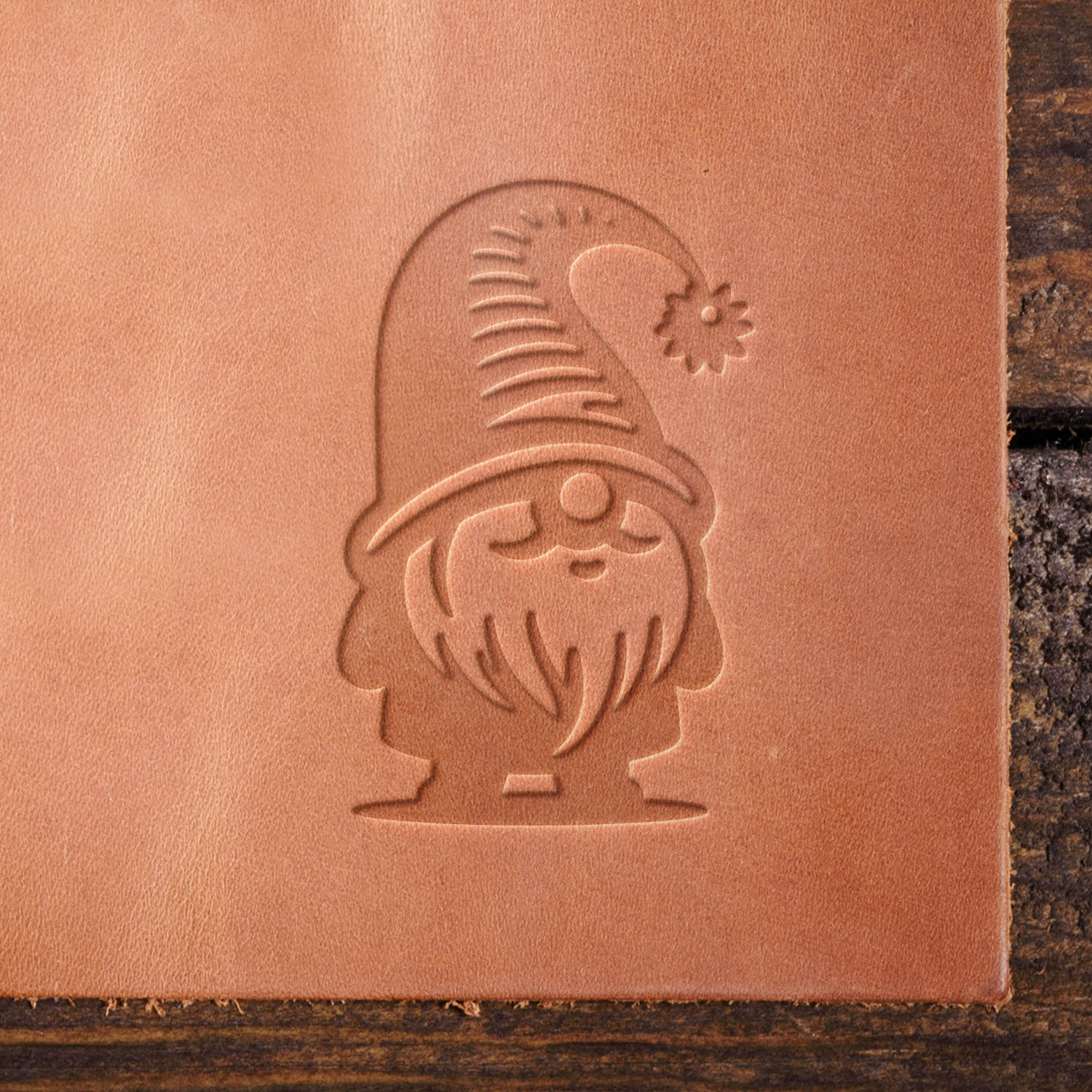 Gnome Delrin Leather Stamp - All Good Leather Co.