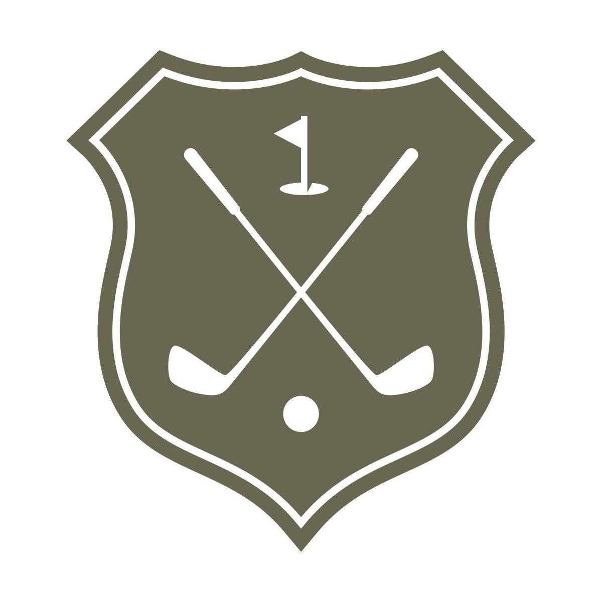 Golf Club Shield Delrin Leather Stamp - All Good Leather Co.