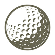 Golfball Delrin Leather Stamp - All Good Leather Co.