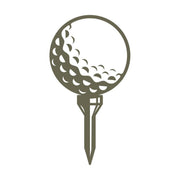 Golfball Tee Delrin Leather Stamp - All Good Leather Co.