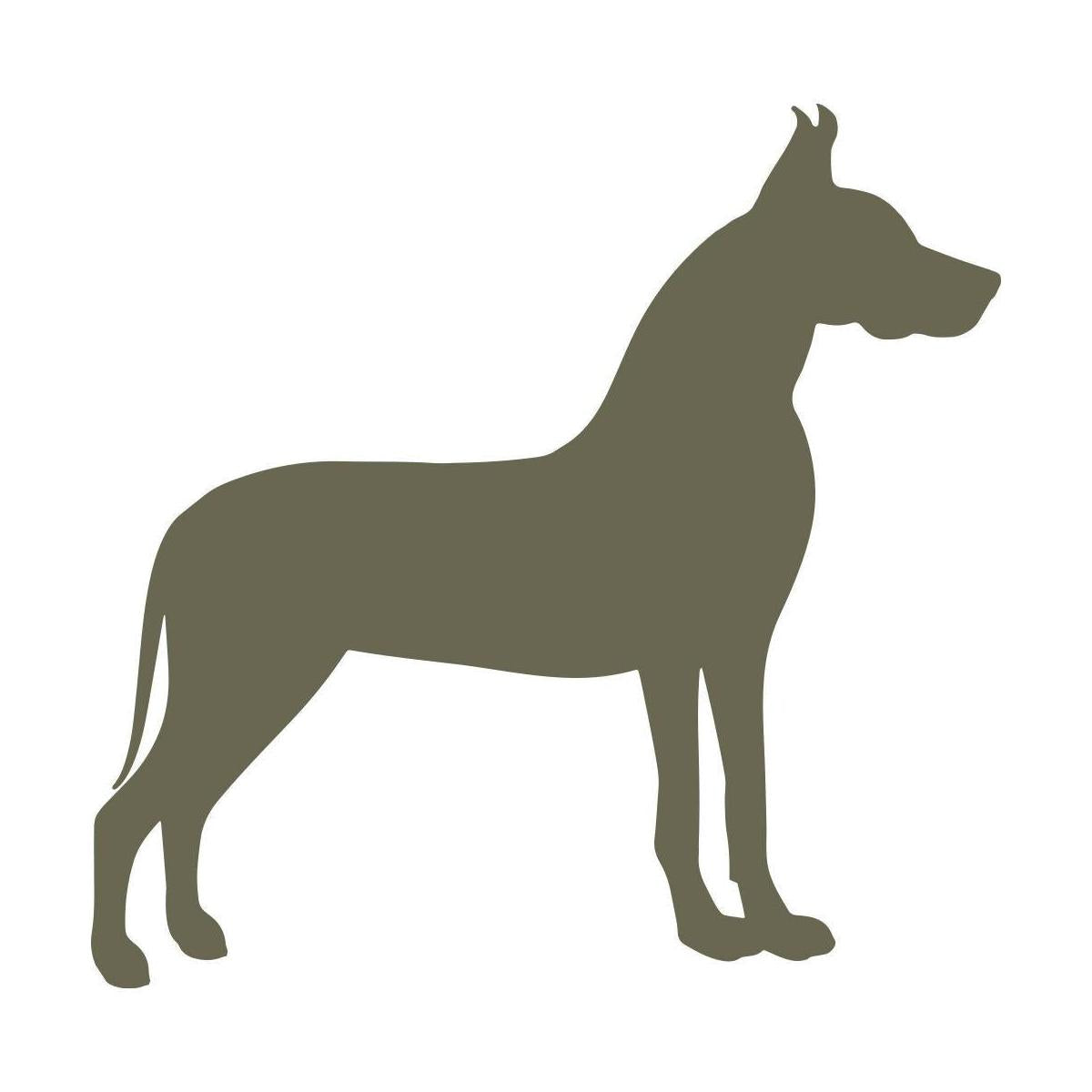 Great Dane Dog Delrin Leather Stamp - All Good Leather Co.