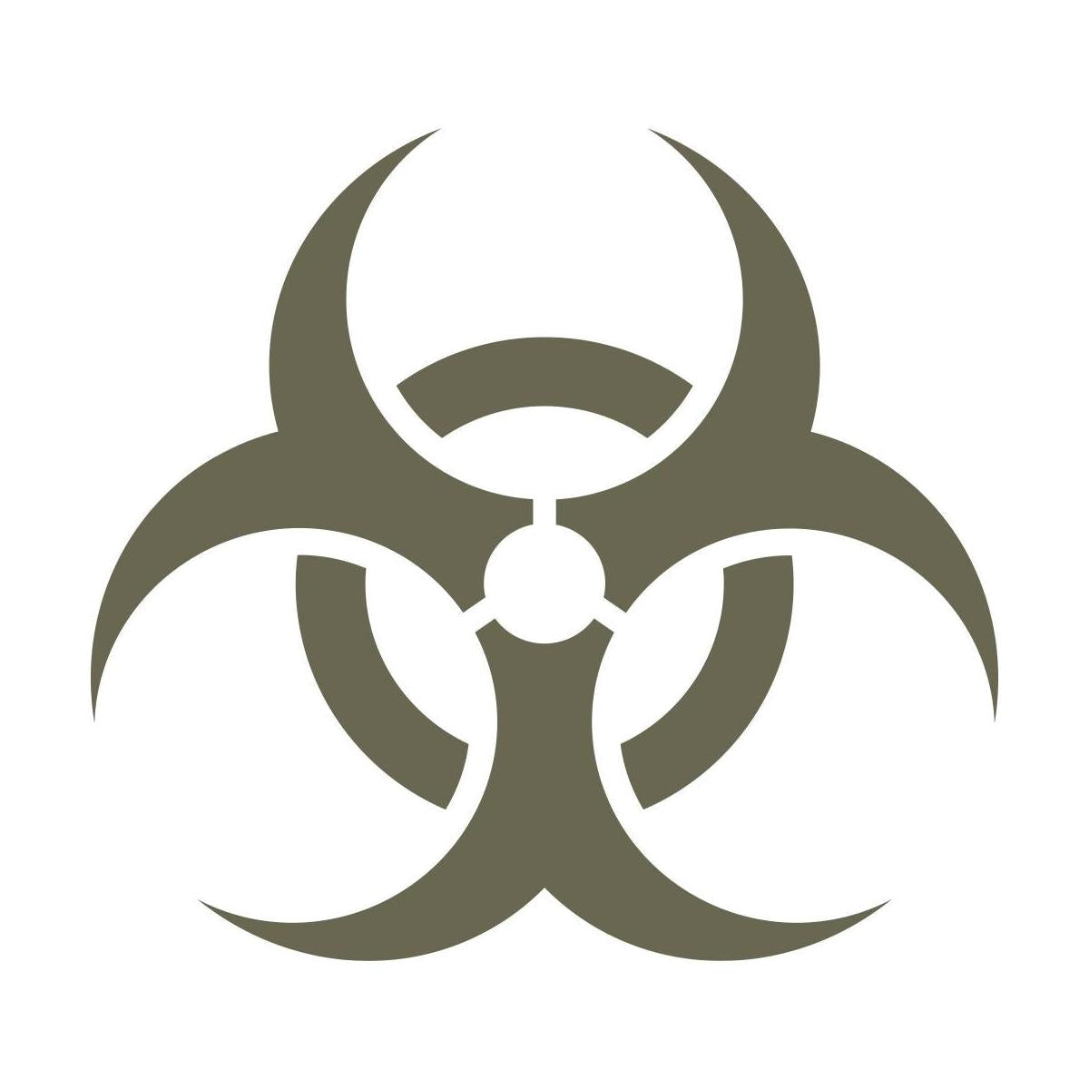 Hazmat Icon Delrin Leather Stamp - All Good Leather Co.