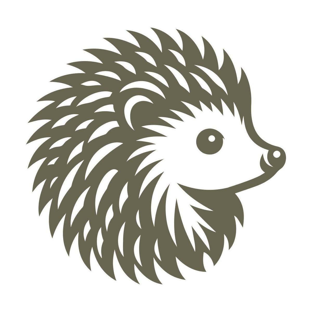 Hedgehog Delrin Leather Stamp - All Good Leather Co.