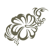 Hibiscus Delrin Leather Stamp - All Good Leather Co.