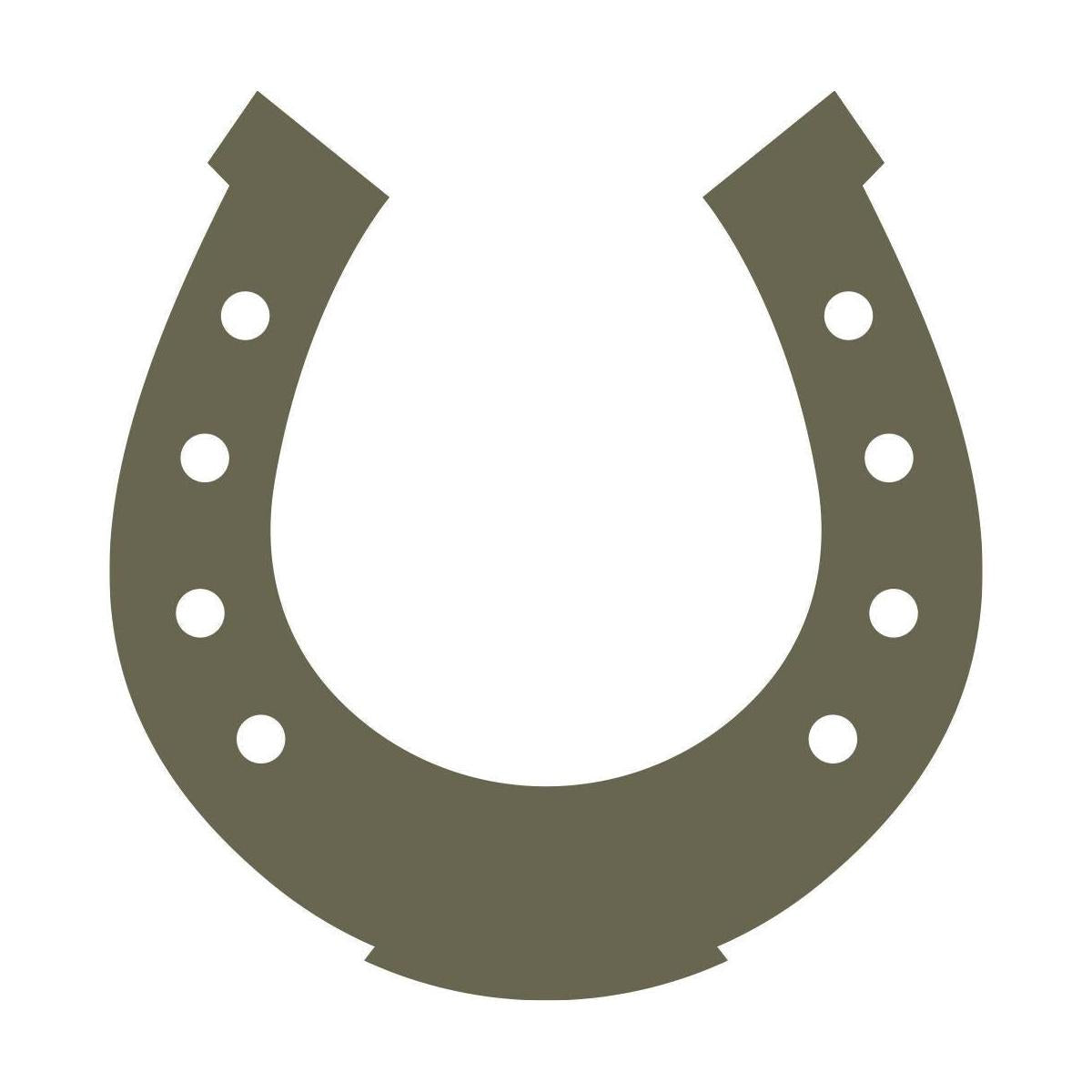 Horseshoe Delrin Leather Stamp - All Good Leather Co.