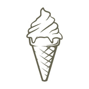Ice Cream Cone Delrin Leather Stamp - All Good Leather Co.
