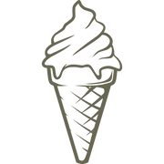 Ice Cream Cone Delrin Leather Stamp - All Good Leather Co.