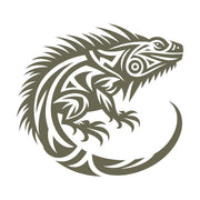 Iguana Delrin Leather Stamp - All Good Leather Co.