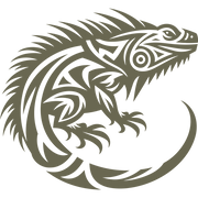 Iguana Delrin Leather Stamp - All Good Leather Co.