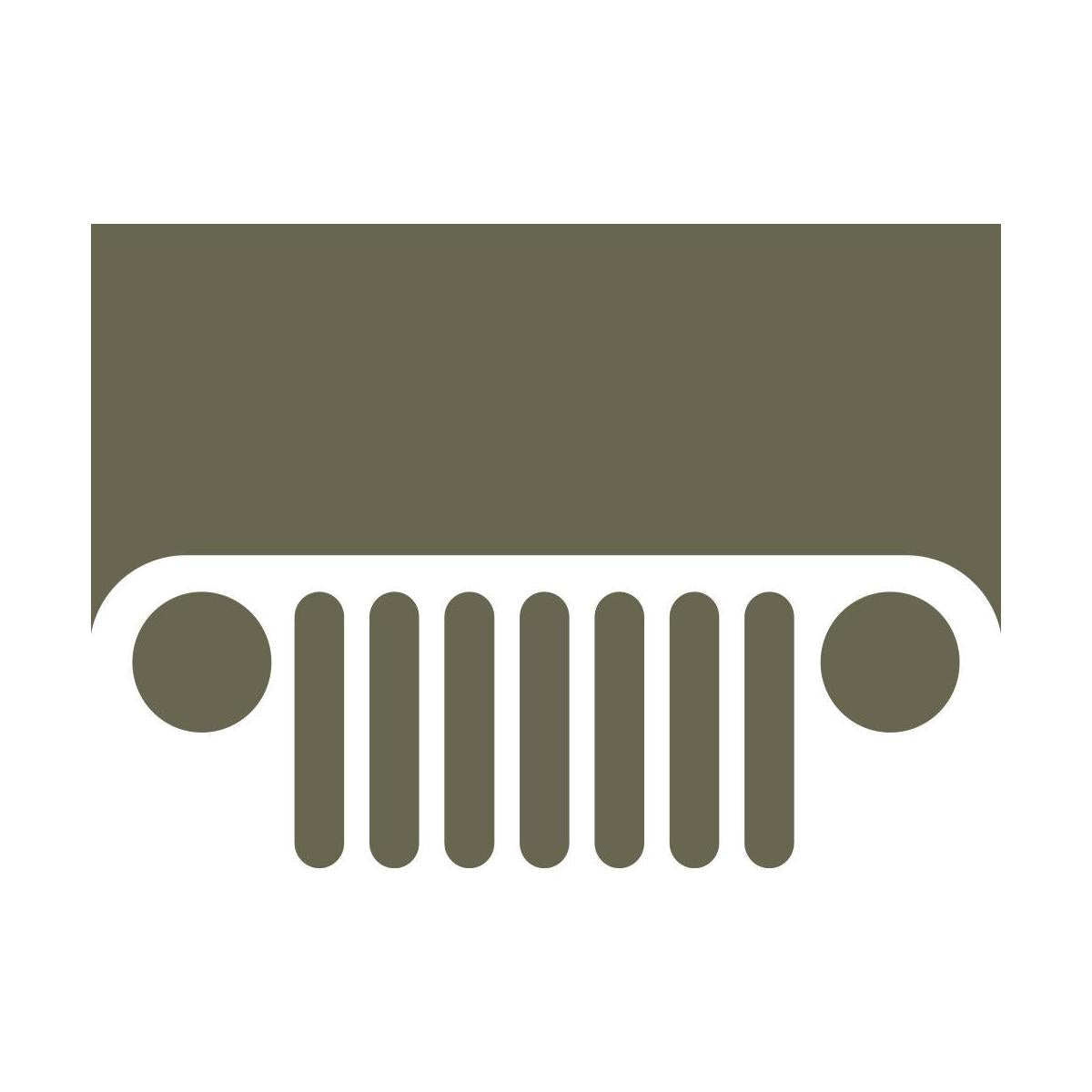 Jeep Grille Delrin Leather Stamp - All Good Leather Co.