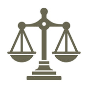 Justice Scales Delrin Leather Stamp - All Good Leather Co.