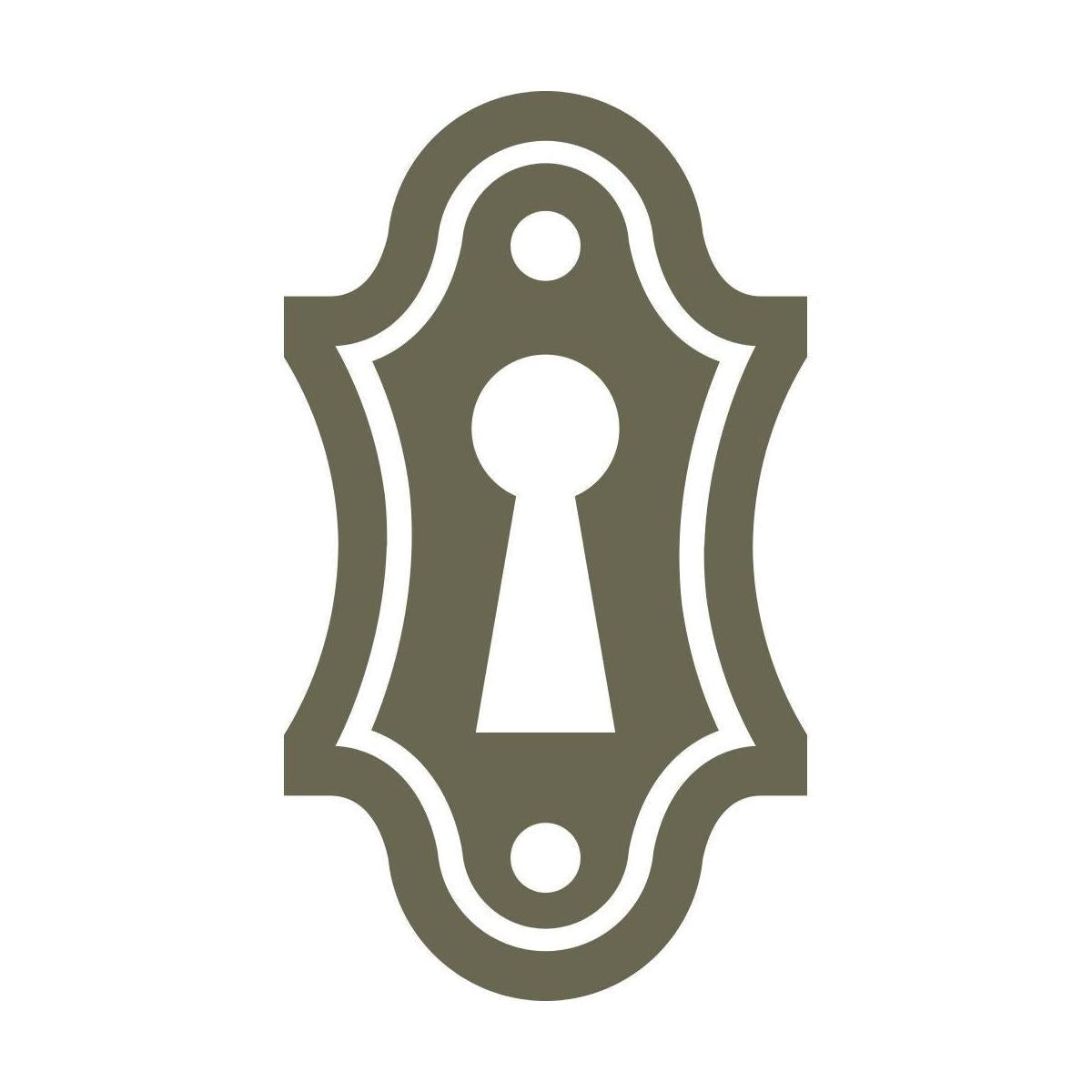 Keyhole Delrin Leather Stamp - All Good Leather Co.
