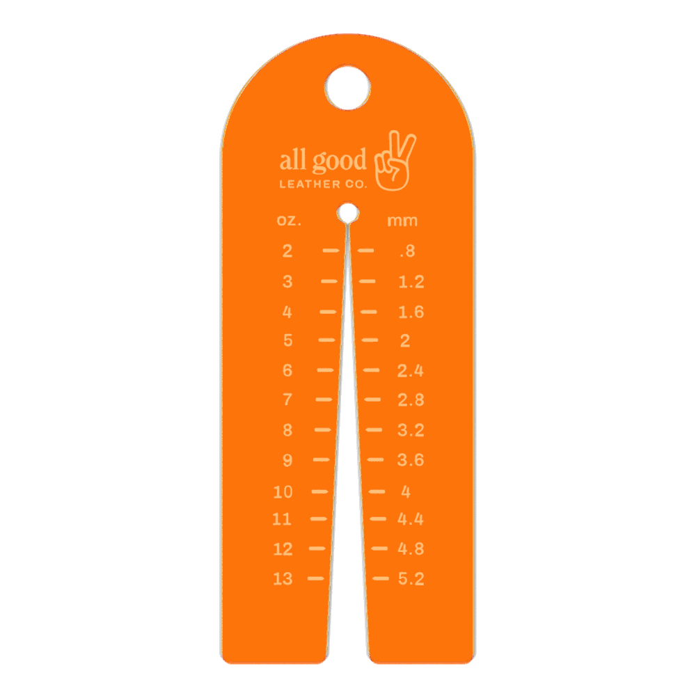 Leather Thickness Gauge Tool - All Good Leather Co.