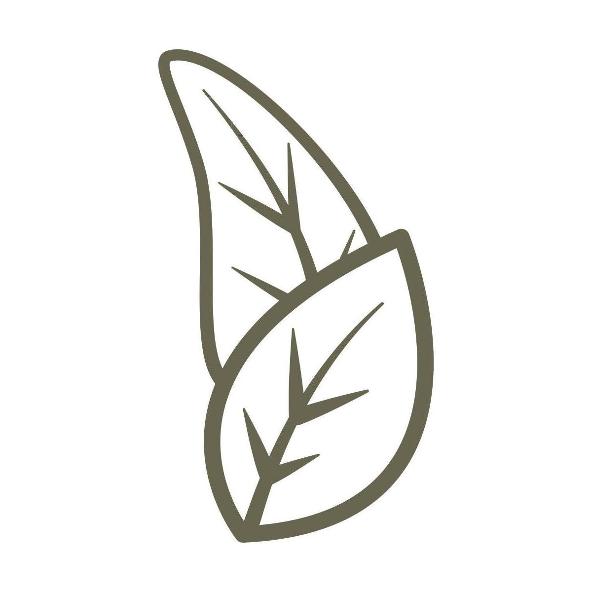 Leaves Delrin Leather Stamp - All Good Leather Co.