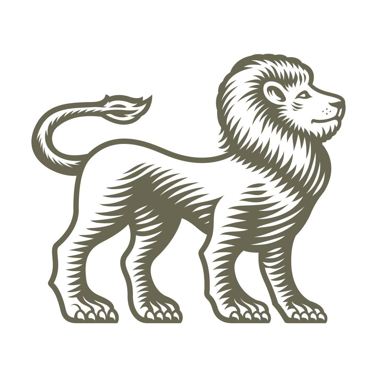 Leo Zodiac Sign Lion Delrin Leather Stamp - All Good Leather Co.