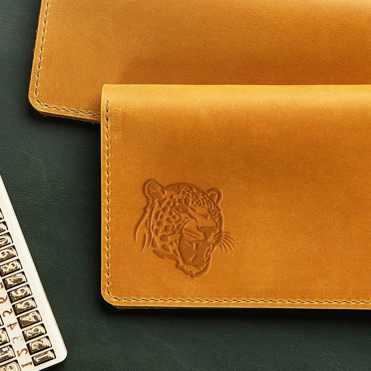 Leopard Delrin Leather Stamp - All Good Leather Co.