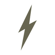 Lightning Bolt Delrin Leather Stamp - All Good Leather Co.