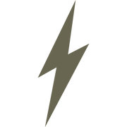 Lightning Bolt Delrin Leather Stamp - All Good Leather Co.