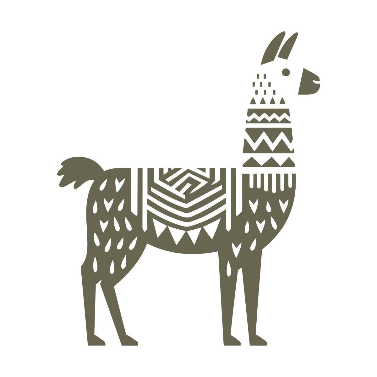 Llama Delrin Leather Stamp - All Good Leather Co.