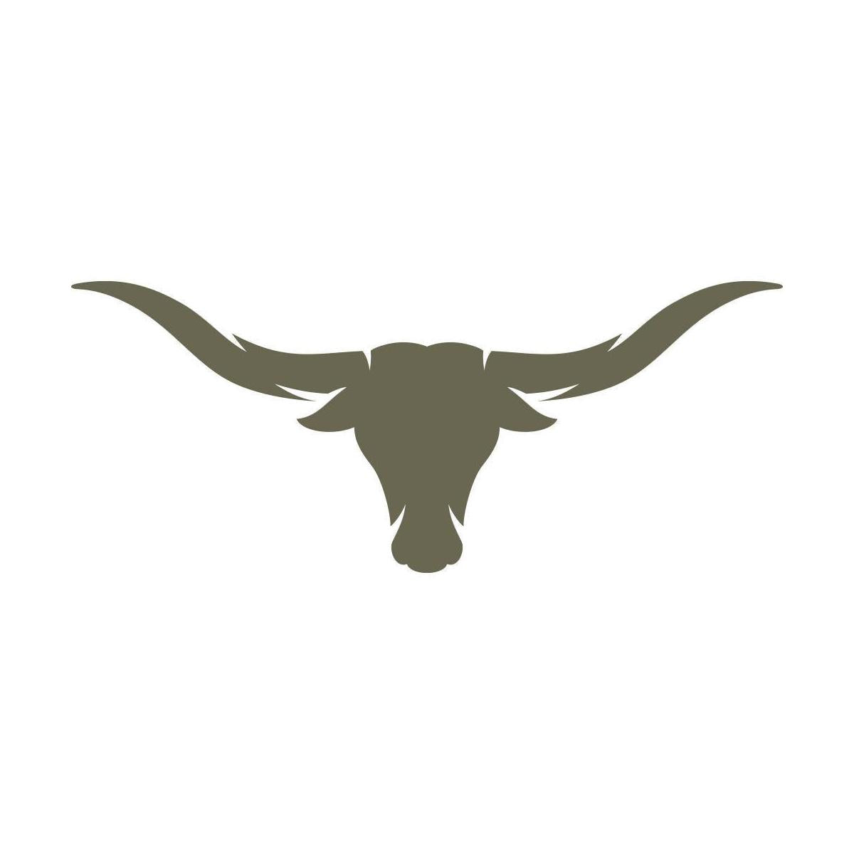 Longhorn Skull Delrin Leather Stamp - All Good Leather Co.