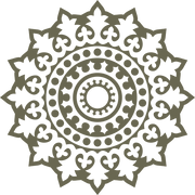 Mandala Delrin Leather Stamp - All Good Leather Co.