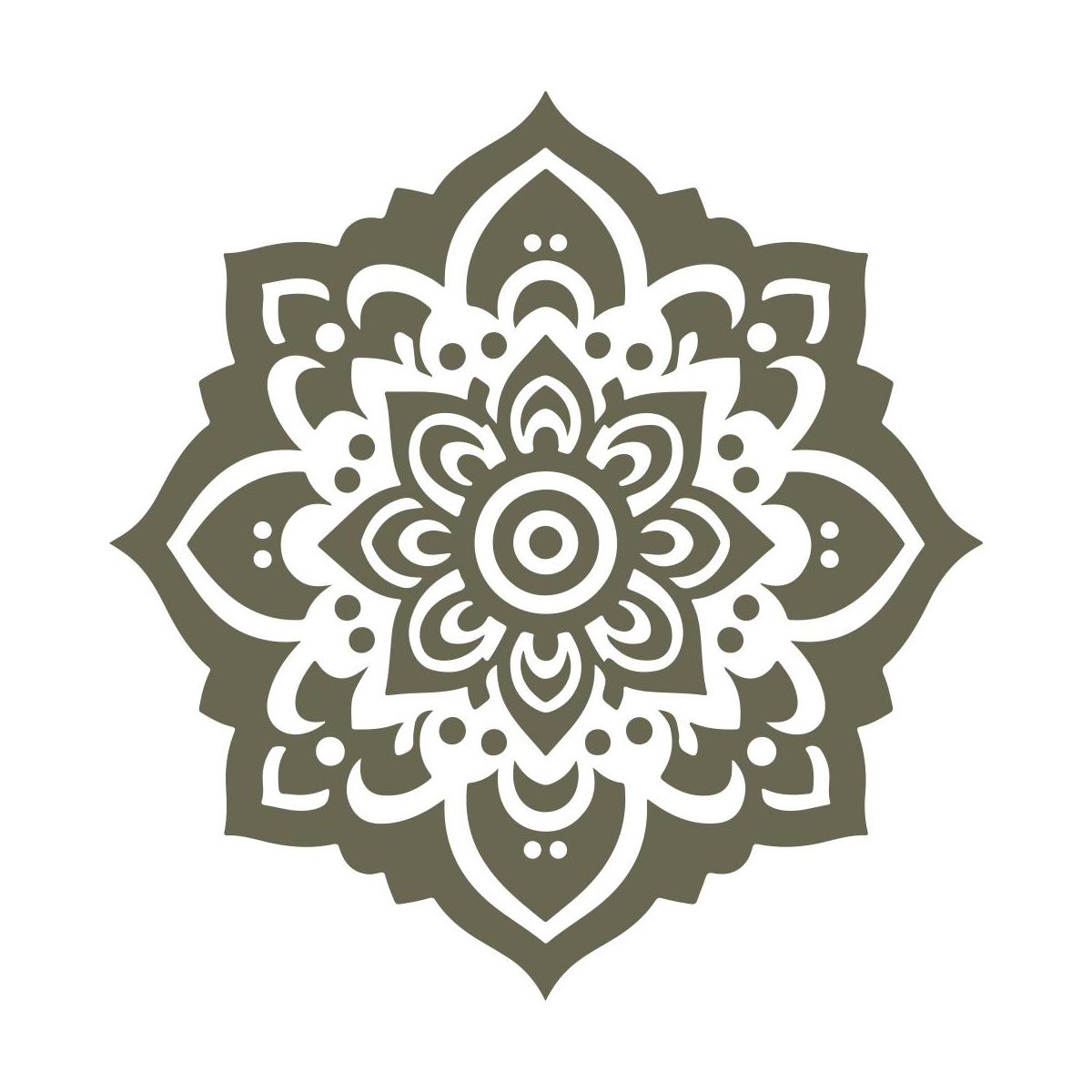 Mandala Delrin Leather Stamp - All Good Leather Co.
