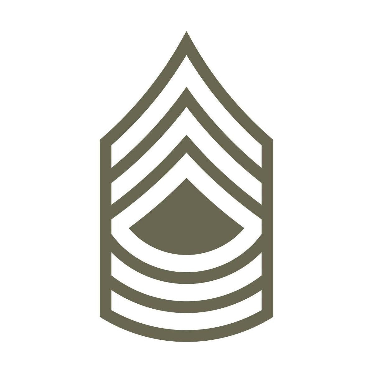 Master Sergeant Delrin Leather Stamp - All Good Leather Co.