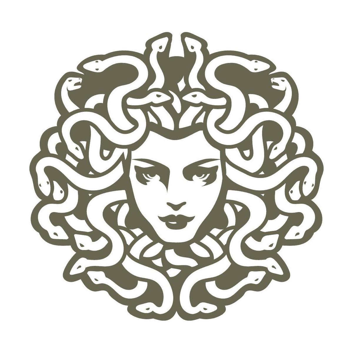 Medusa Delrin Leather Stamp - All Good Leather Co.