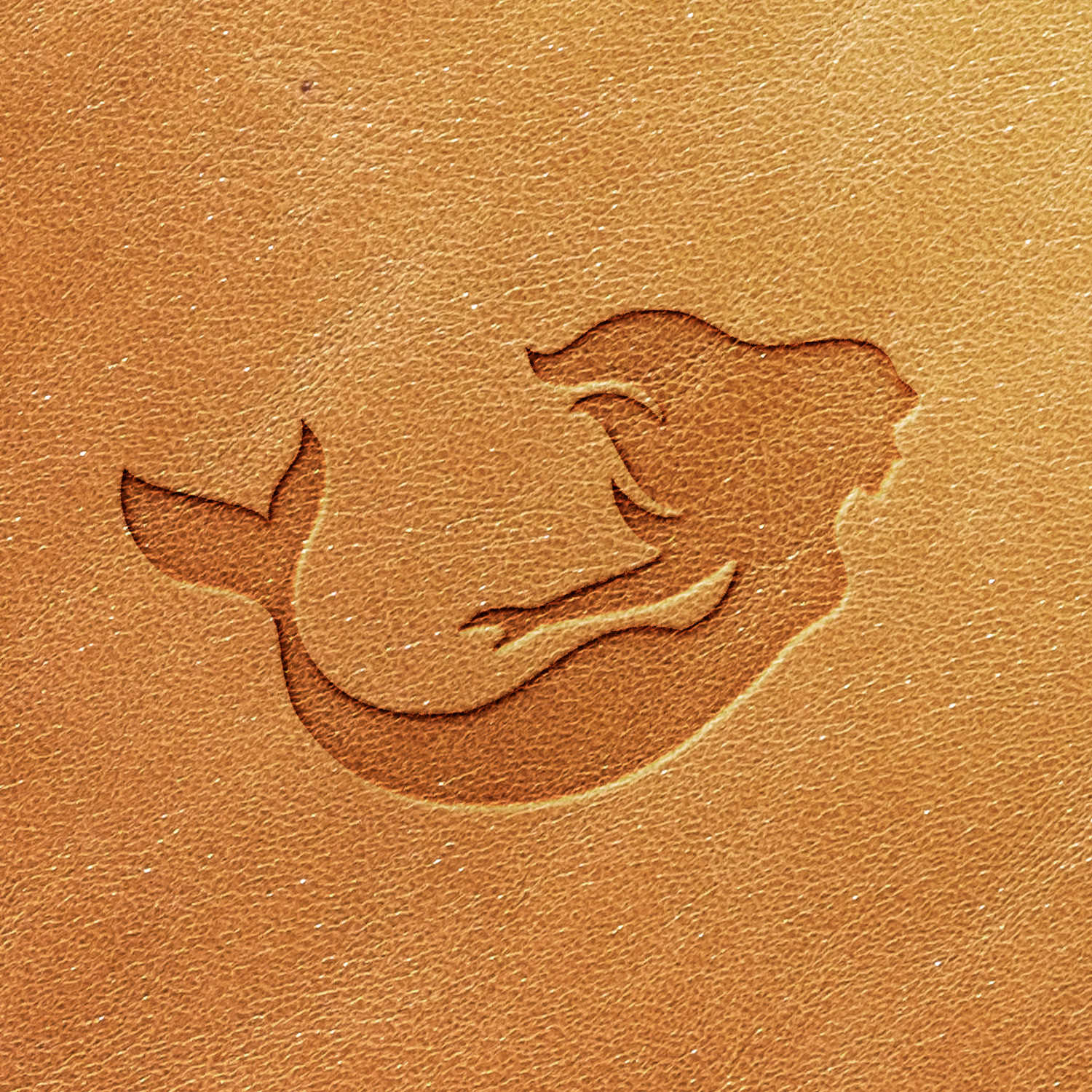 Mermaid Delrin Leather Stamp - All Good Leather Co.