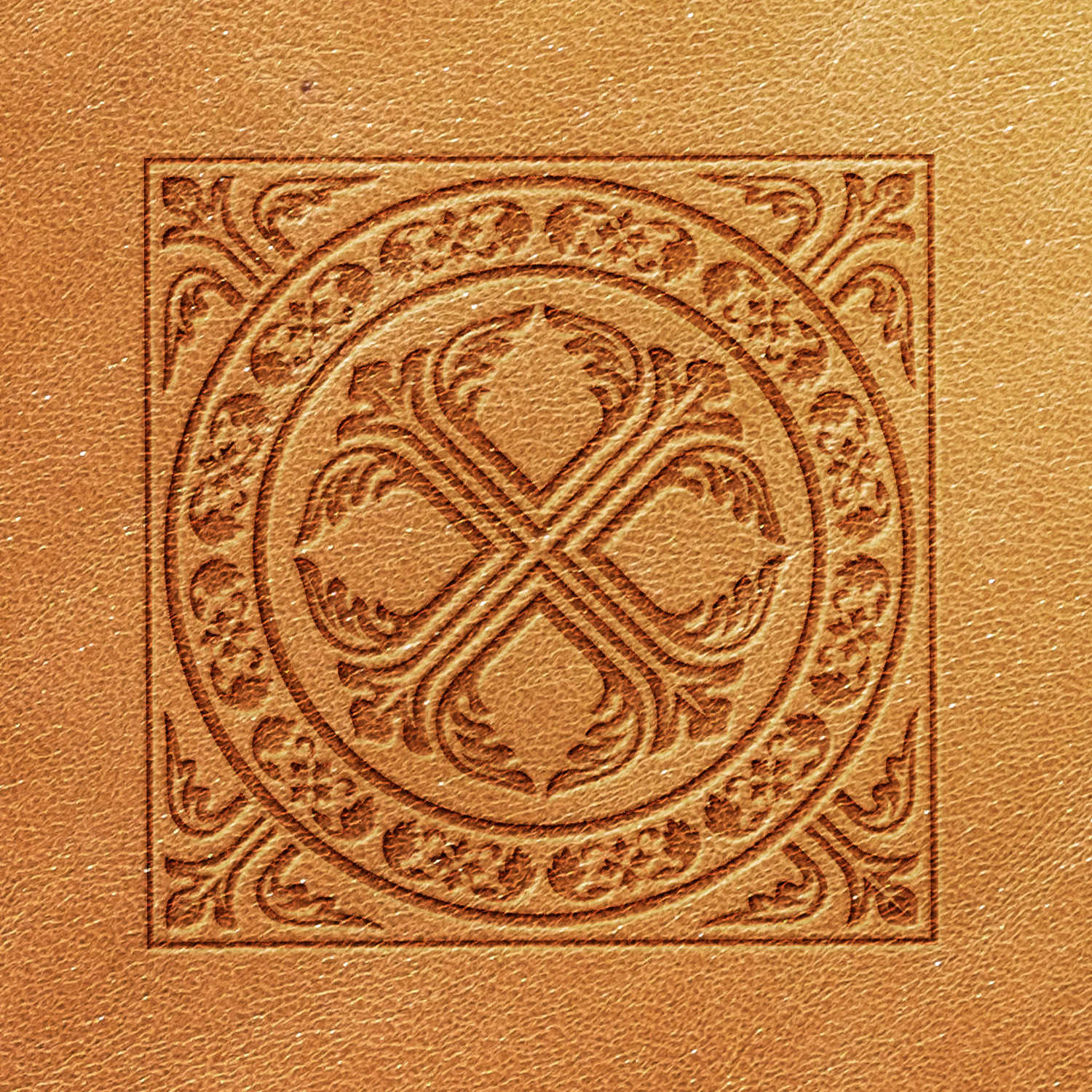 Midieval Ornament Delrin Leather Stamp - All Good Leather Co.