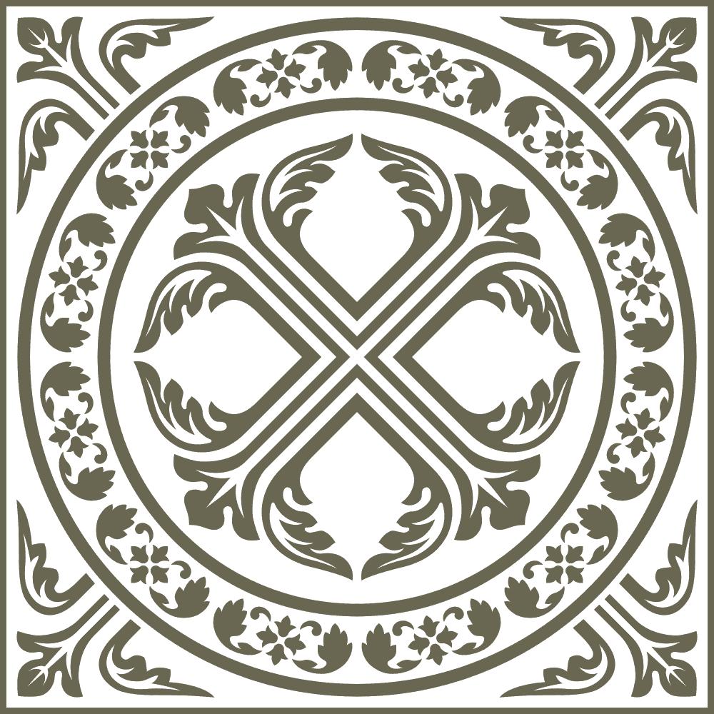 Midieval Ornament Delrin Leather Stamp - All Good Leather Co.