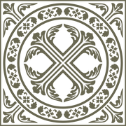 Midieval Ornament Delrin Leather Stamp - All Good Leather Co.