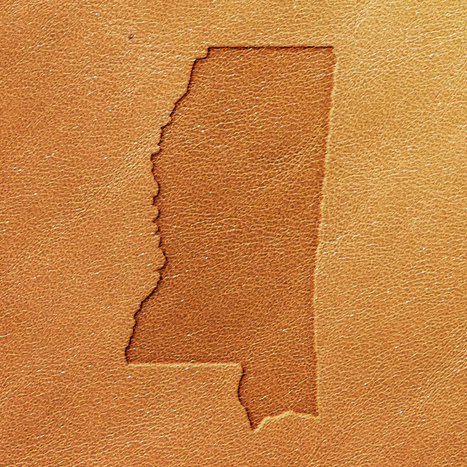 Mississippi Delrin Leather Stamp - All Good Leather Co.