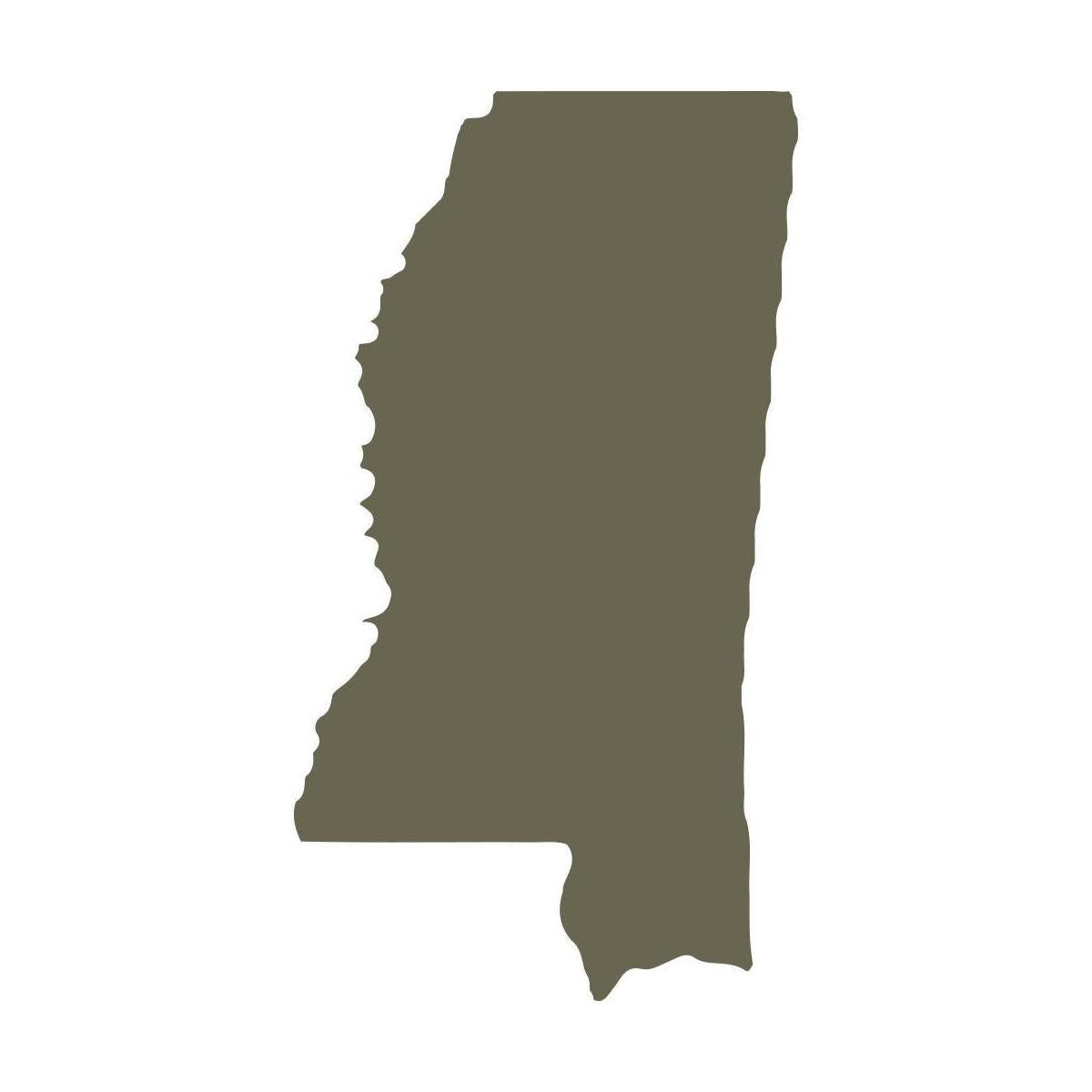 Mississippi Delrin Leather Stamp - All Good Leather Co.