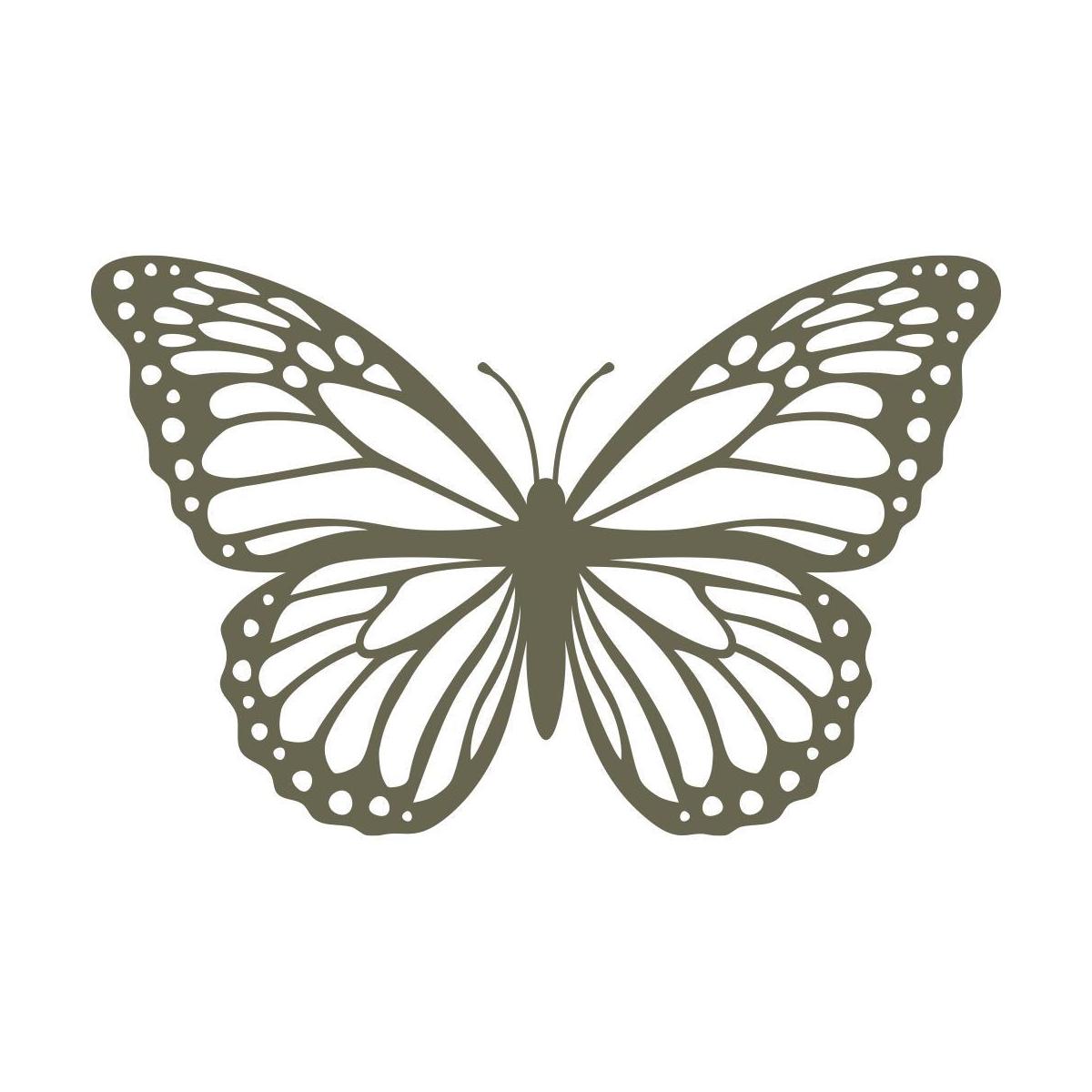 Monarch Butterfly Delrin Leather Stamp - All Good Leather Co.