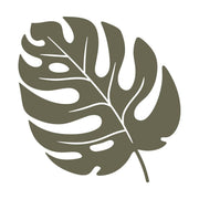 Monsterra Leaf Delrin Leather Stamp - All Good Leather Co.