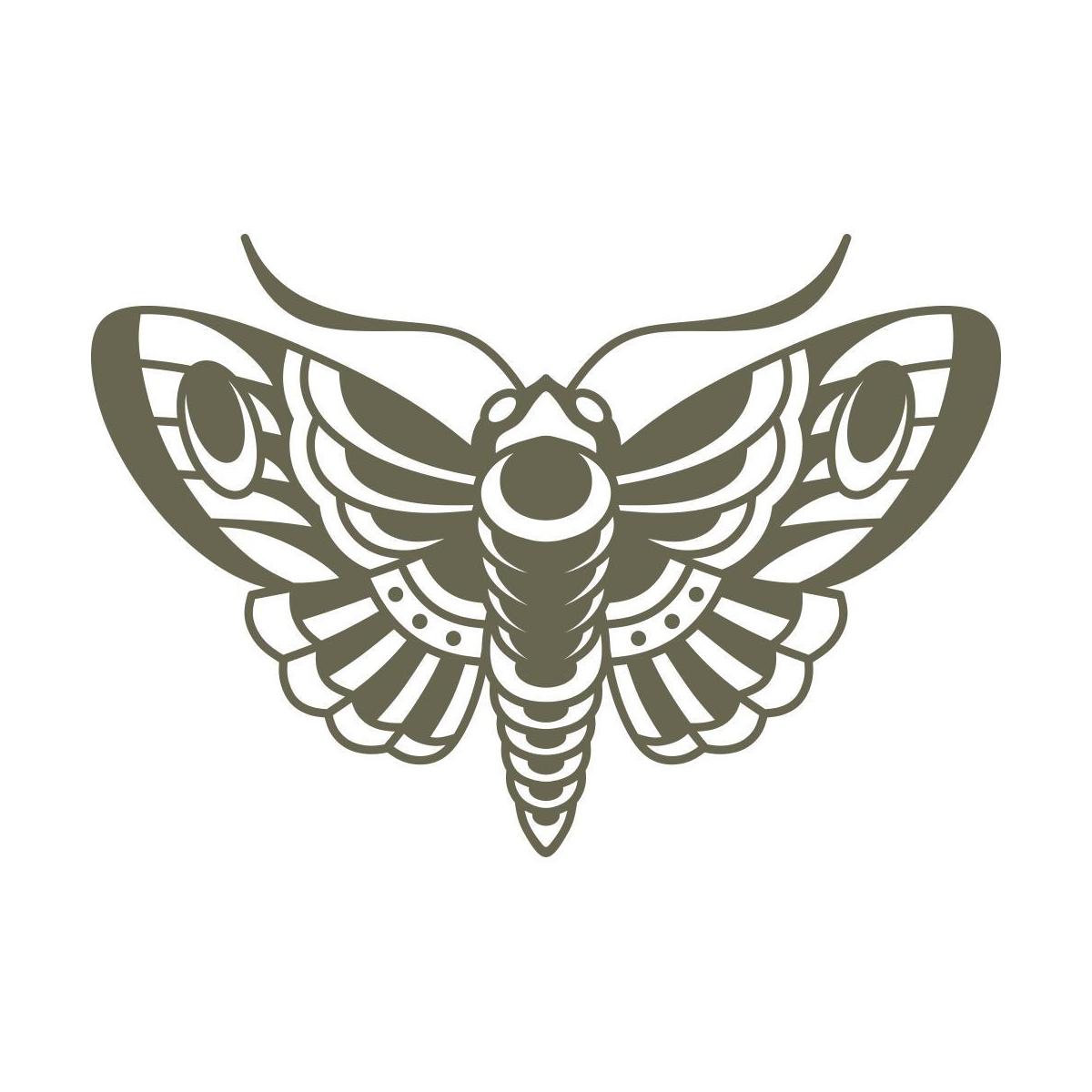 Moth Delrin Leather Stamp - All Good Leather Co.