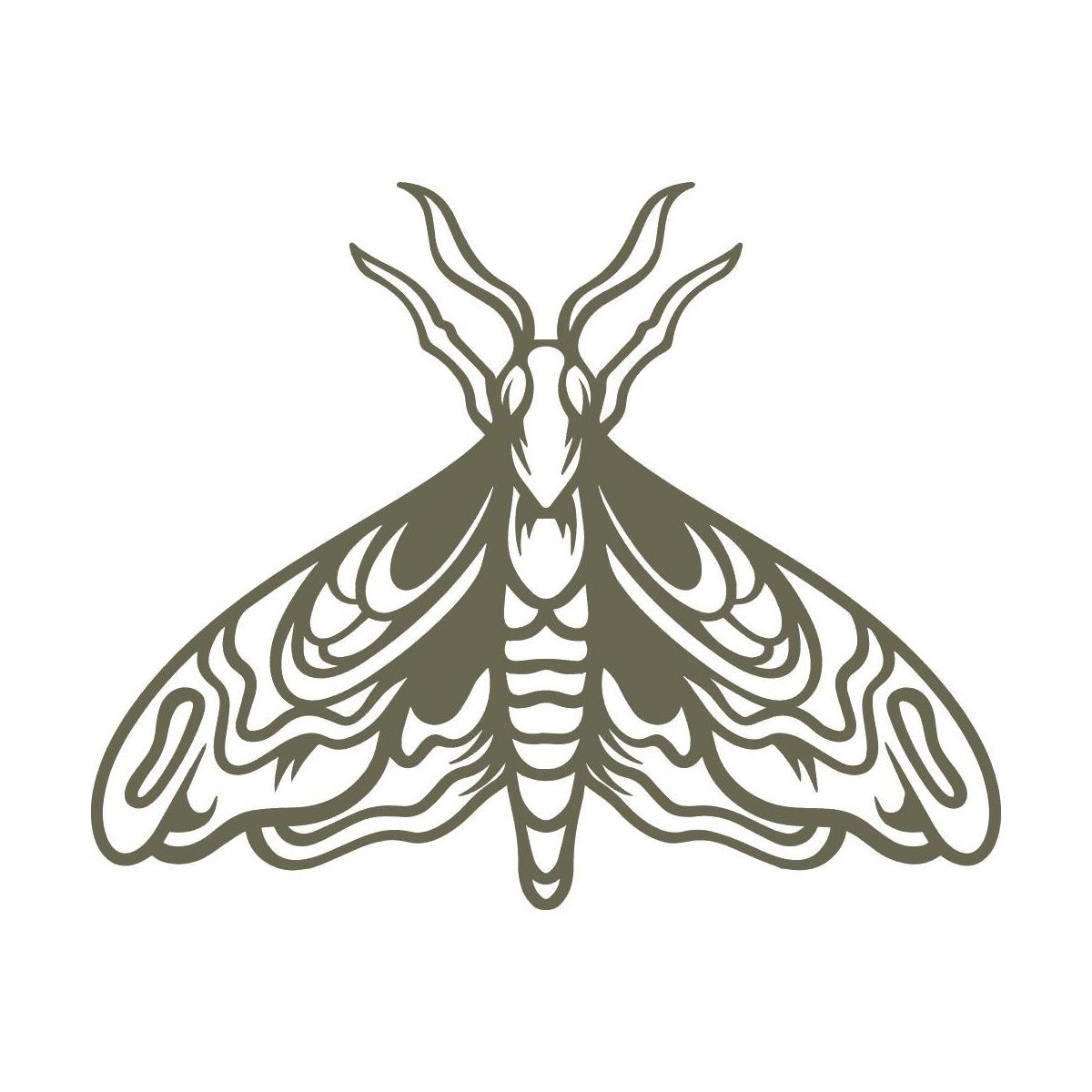 Moth Delrin Leather Stamp - All Good Leather Co.