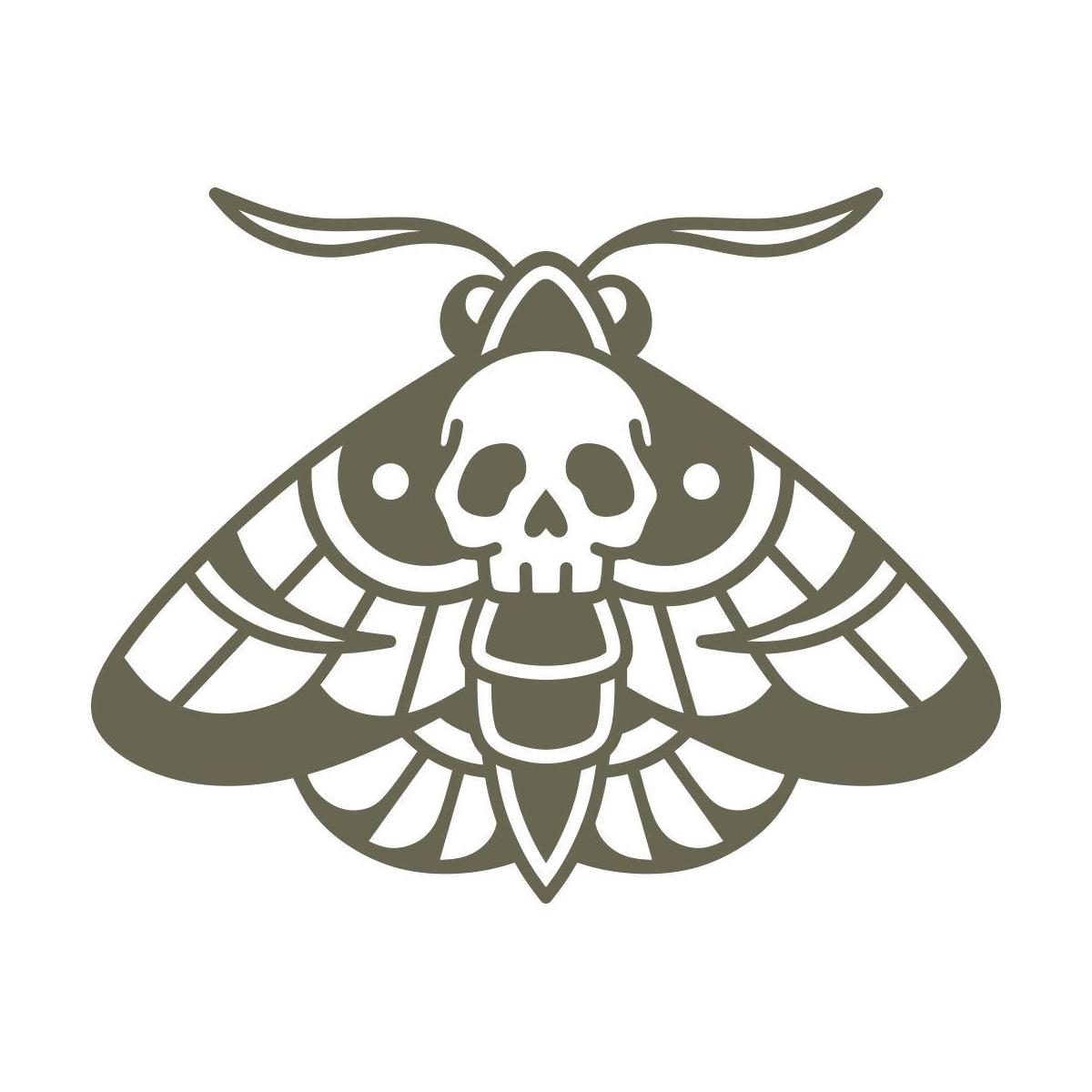 Moth Delrin Leather Stamp - All Good Leather Co.