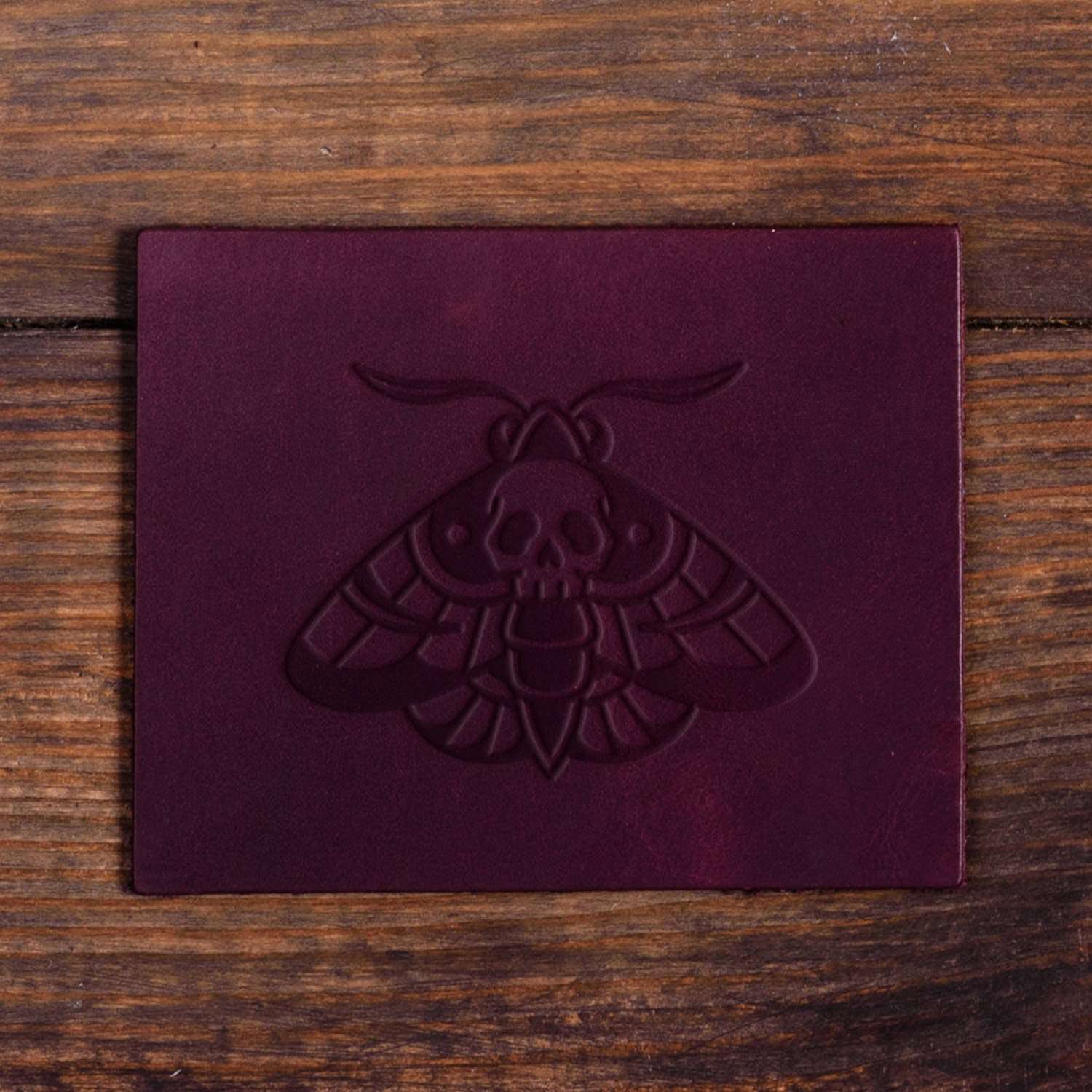 Moth Delrin Leather Stamp - All Good Leather Co.