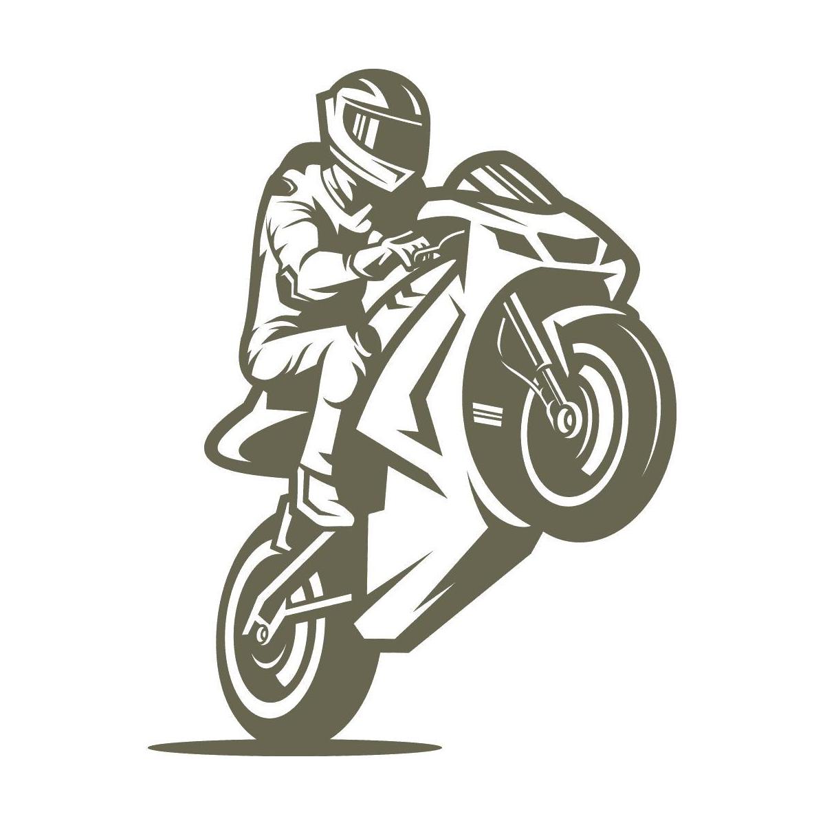 Motorcycle Delrin Leather Stamp - All Good Leather Co.